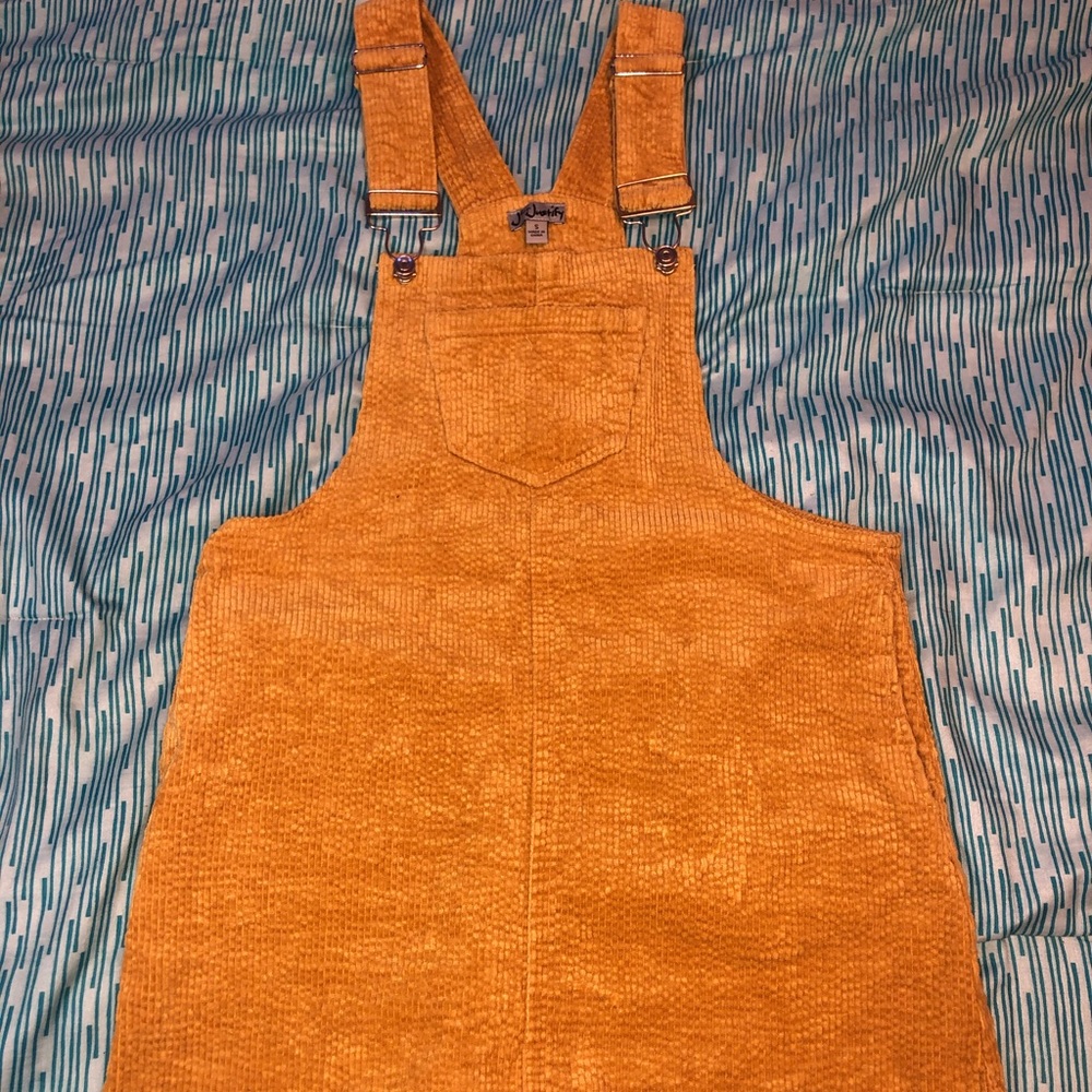 Mustard Yellow Overall Dress